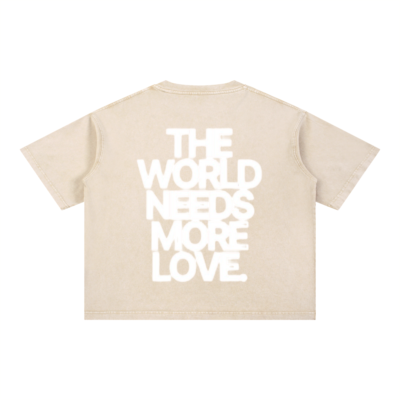 THE WORLD NEEDS MORE LOVE BASIC TEE