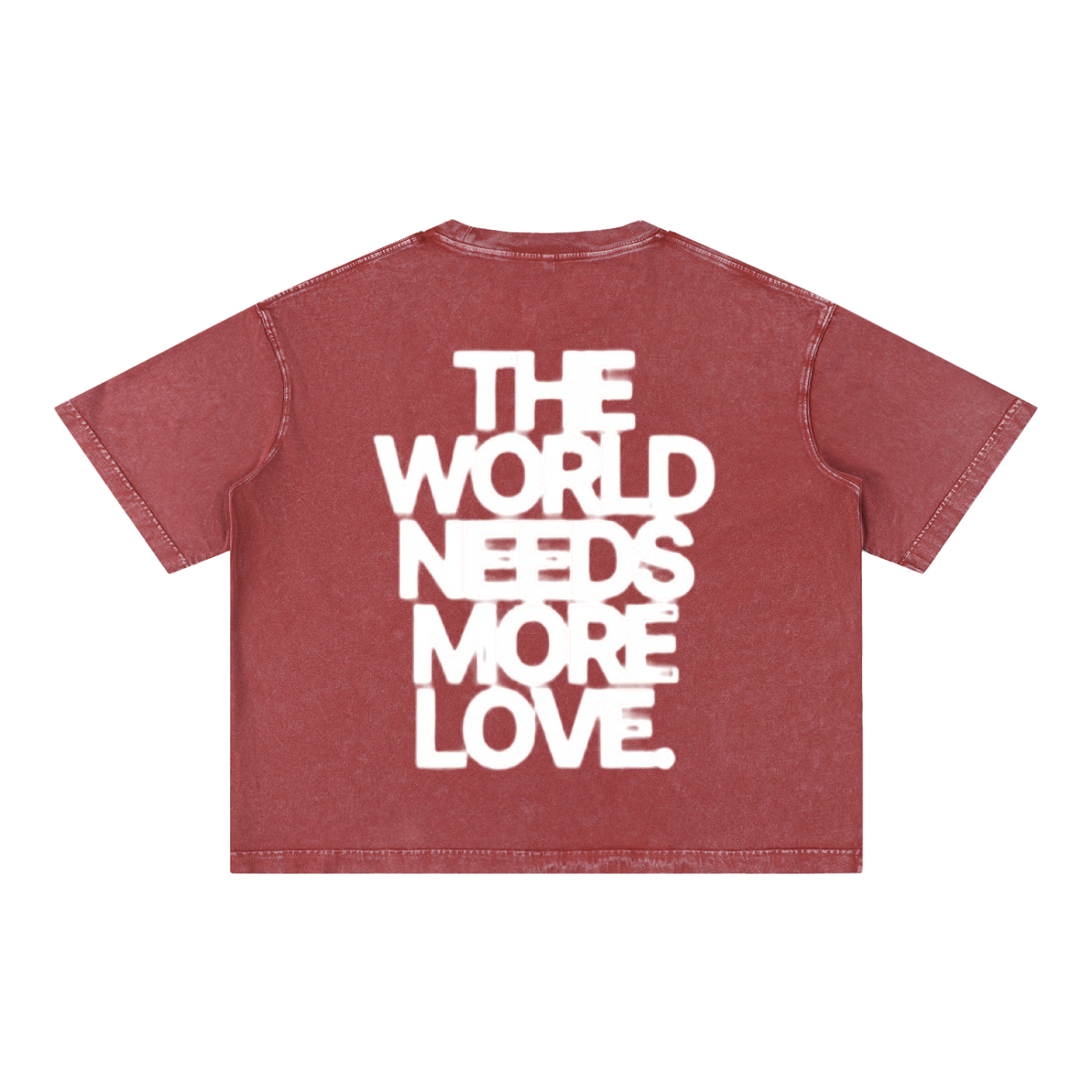 THE WORLD NEEDS MORE LOVE BASIC TEE