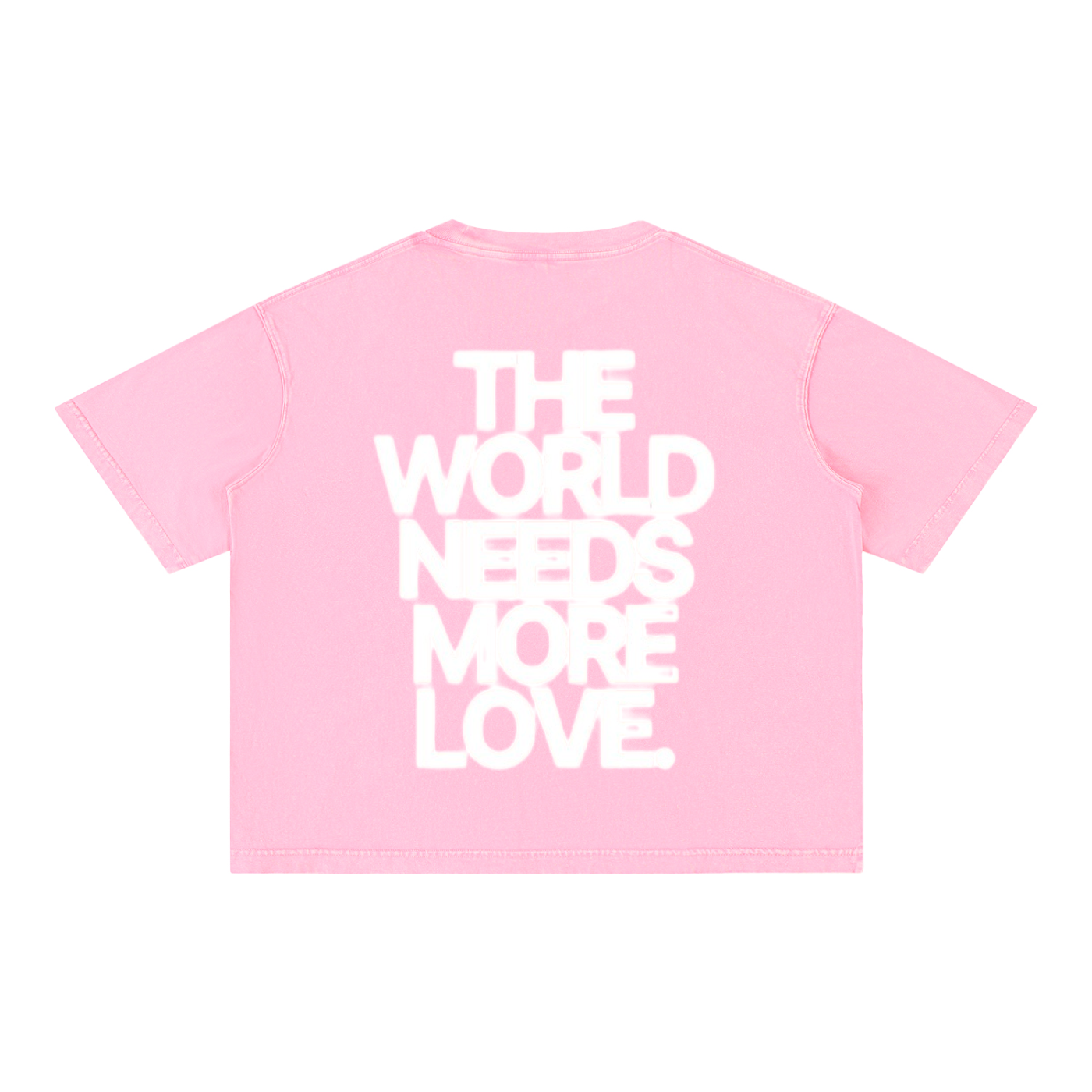 THE WORLD NEEDS MORE LOVE BASIC TEE
