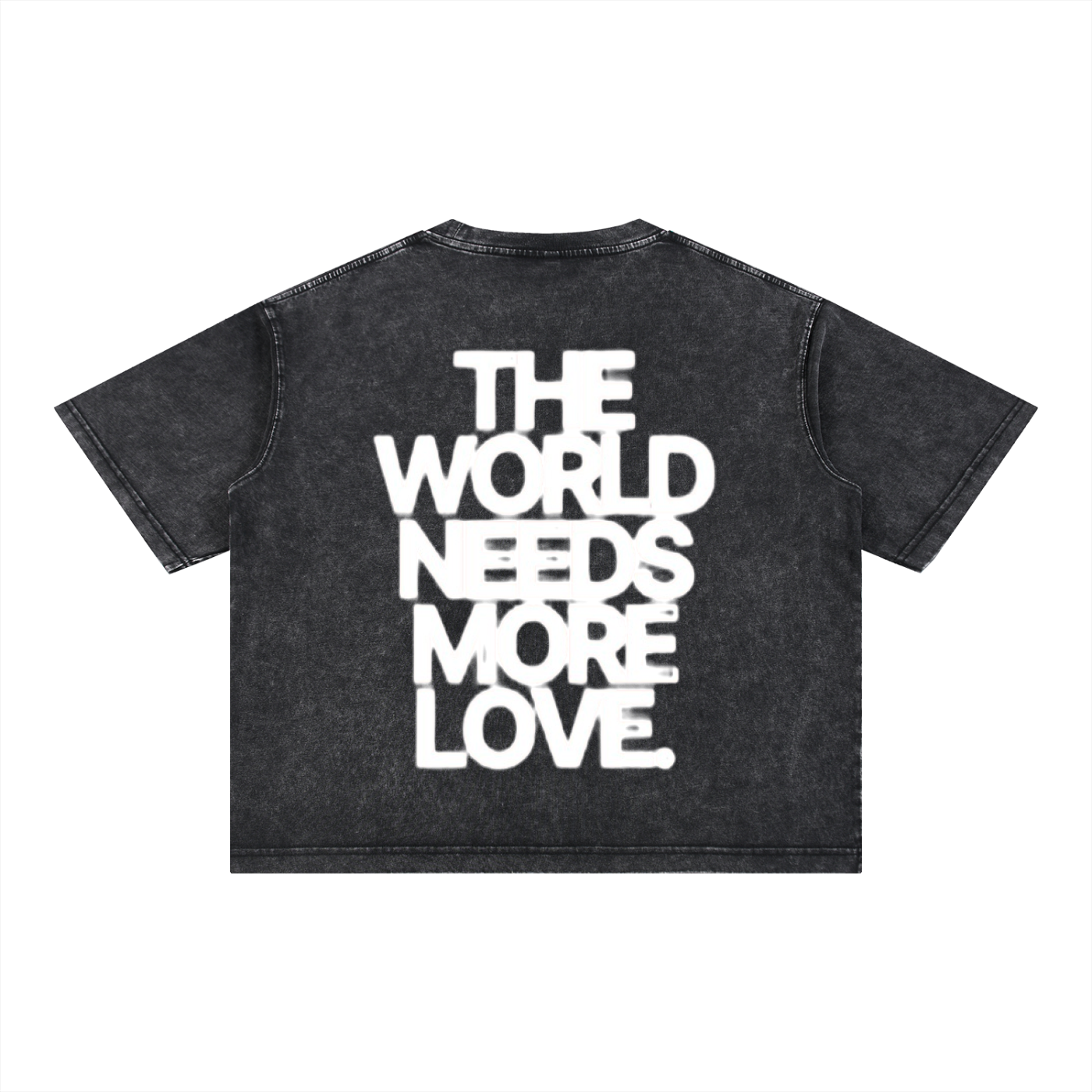 THE WORLD NEEDS MORE LOVE BASIC TEE
